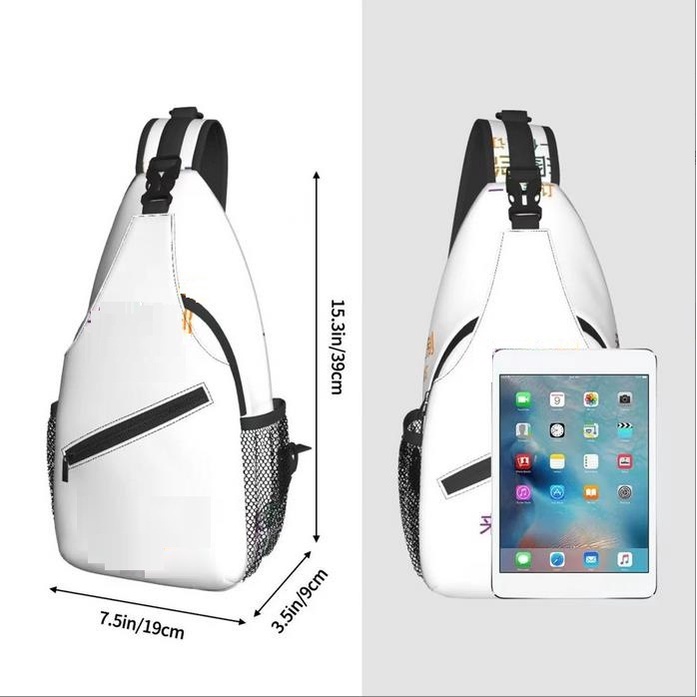 Túi Đeo Chéo Ngực Họa Tiết Thêu Thời Trang Cho Nam Nữ