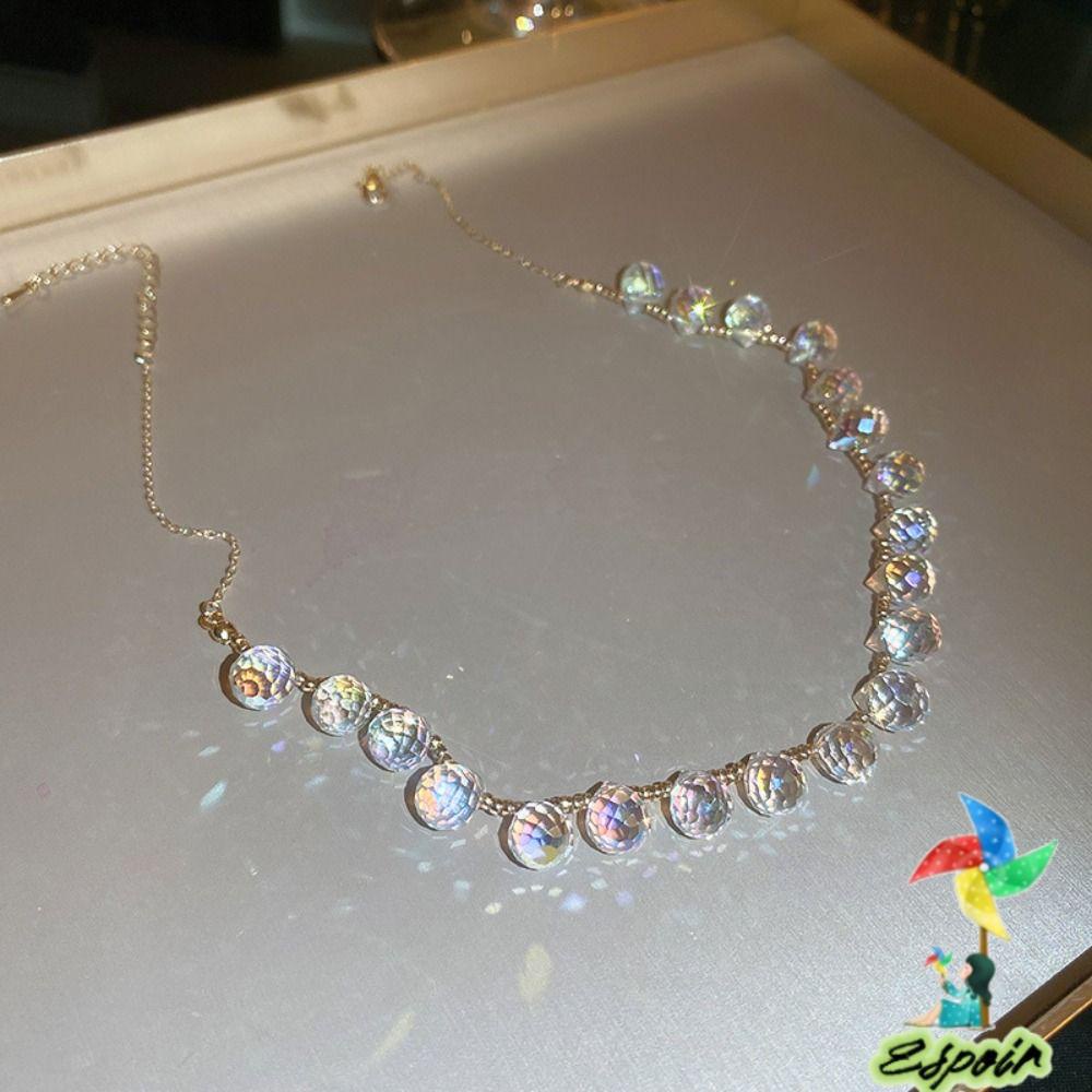 ESPO Vòng cổ Mặt Đá Lấp Lánh