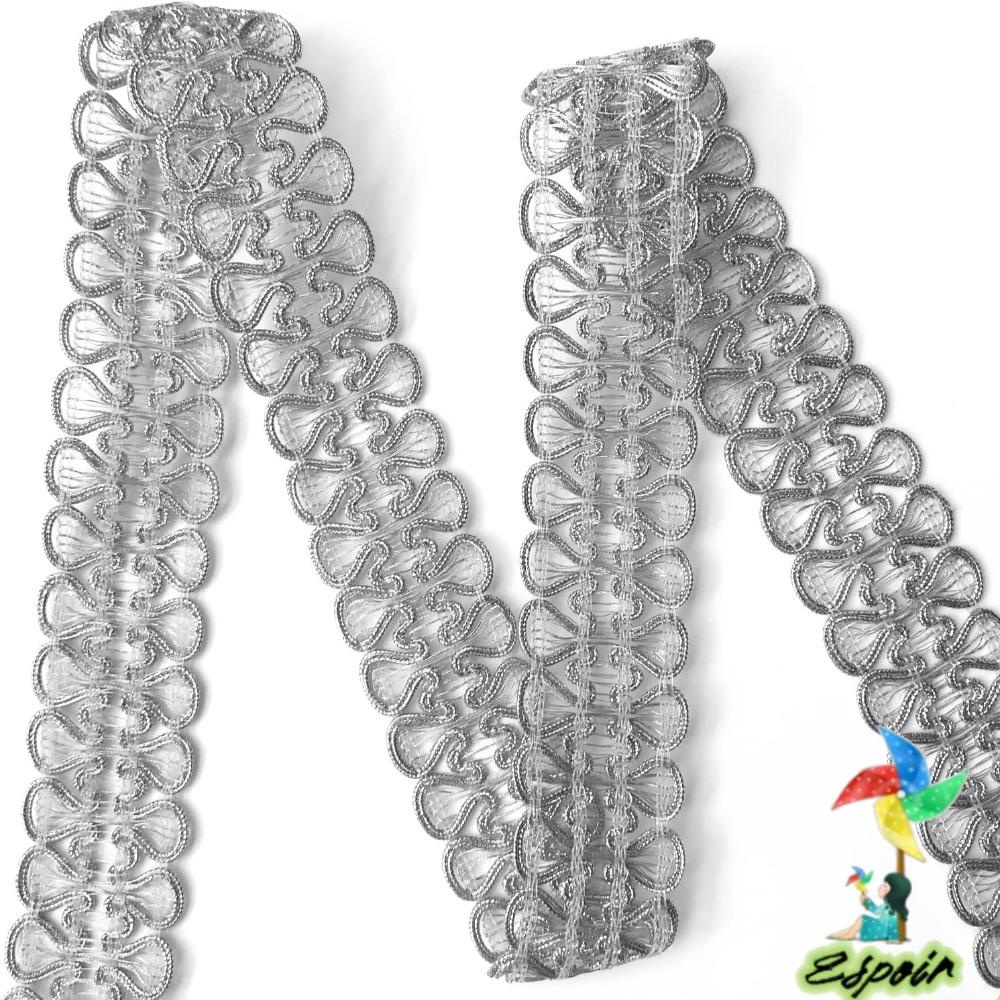 ESPO Dây Ruy Băng Trang Trí Thủ Công Dải Dây Kim Loại Viền Ren Trang Trí Rèm Cửa DIY