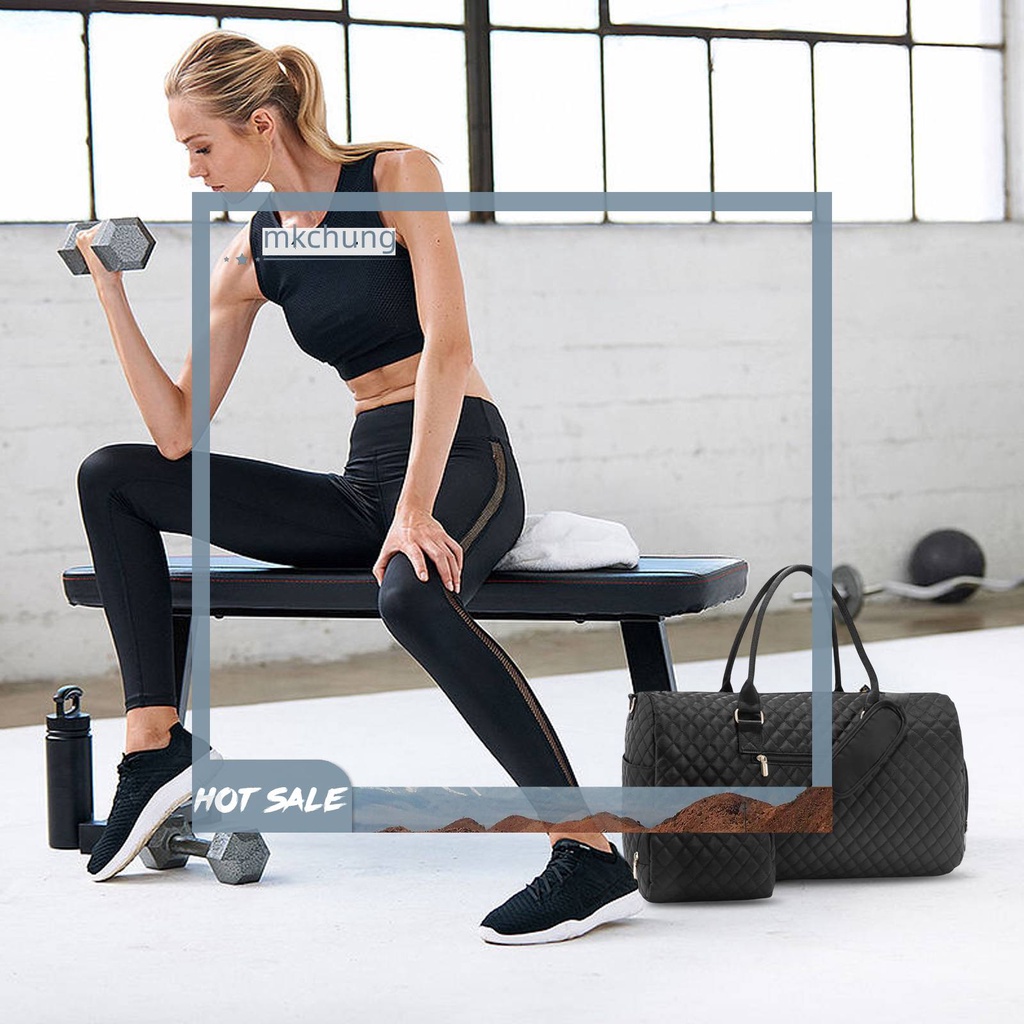 Túi Đựng Mỹ Phẩm Du Lịch / Tập Thể Thao Chia Ngăn Khô Và Ướt Tiện Dụng Cho Nữ