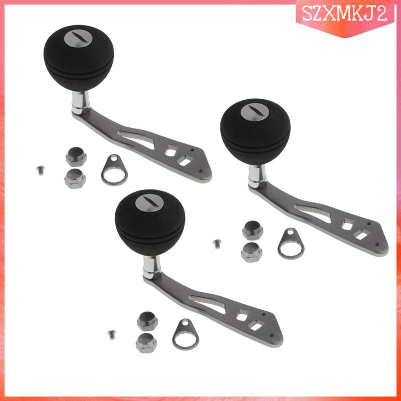 3 Nút Tay Cầm Máy Câu Cá Bằng Kim Loại EVA DIY