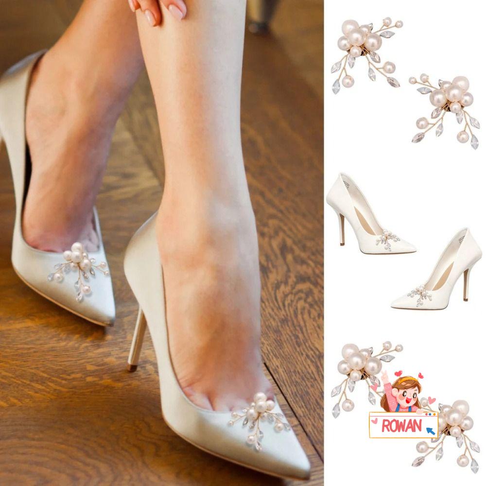 ROWANS Set 2 Ghim Cài Trang Trí Giày