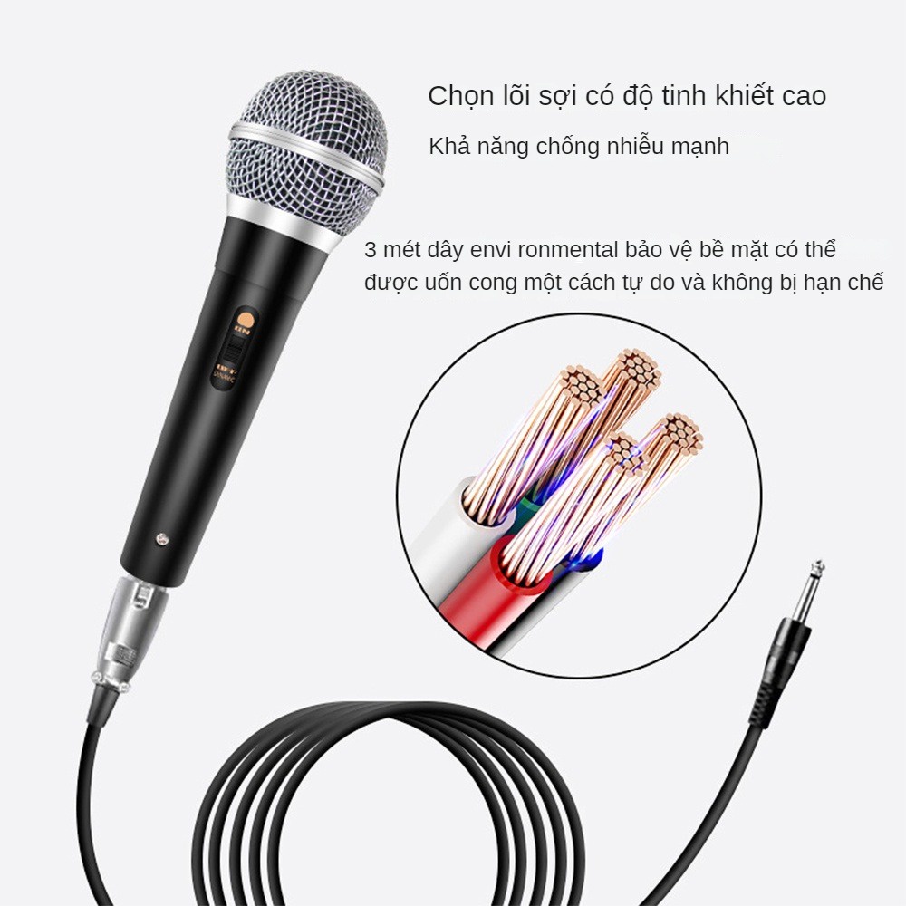 Loa Bluetooth Micro có dây Hỗ trợ Singer Cầm micro động