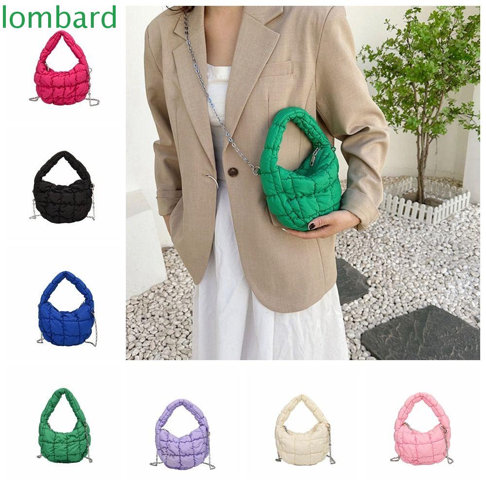 LOMBARD Túi Xách Đeo Vai Bằng Cotton Nhẹ Hình Đám Mây Phong Cách Hàn Quốc Cho Học Sinh
