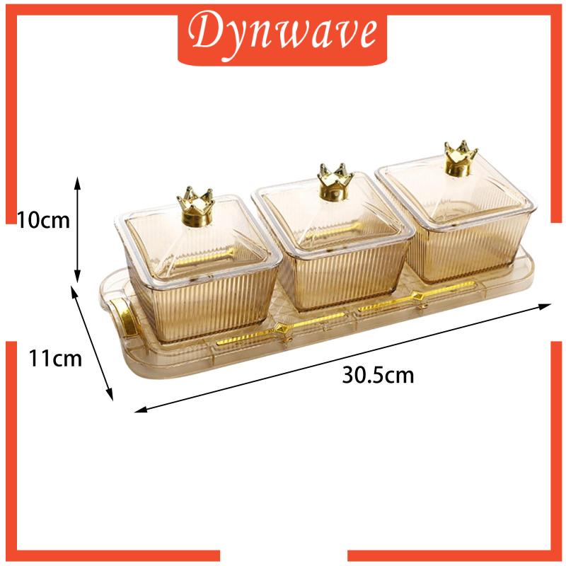 Đĩa Đựng Trái Cây / Snack Chia Ngăn Tiện Lợi