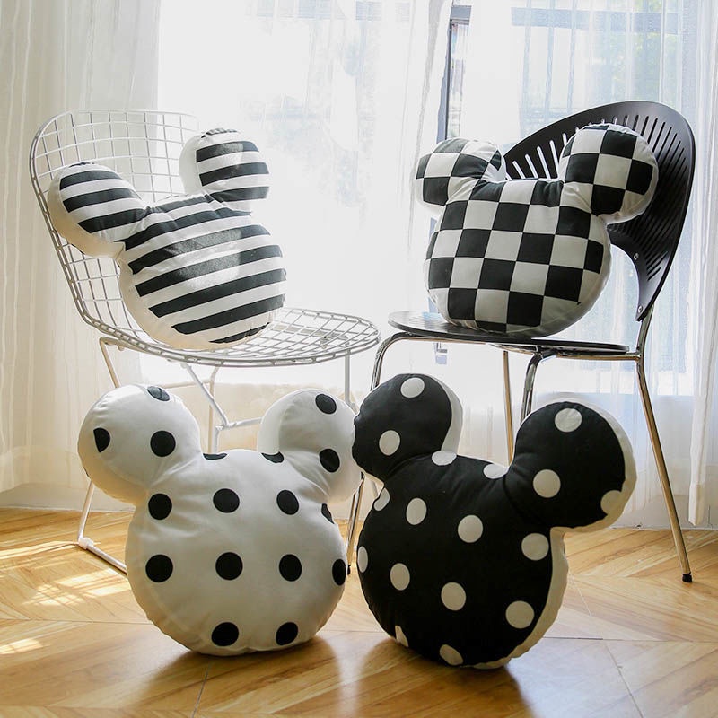 Gối Tựa Lưng Họa Tiết Hoạt Hình Chuột Mickey Đơn Giản Trang Trí Phòng Khách / Ghế Sofa