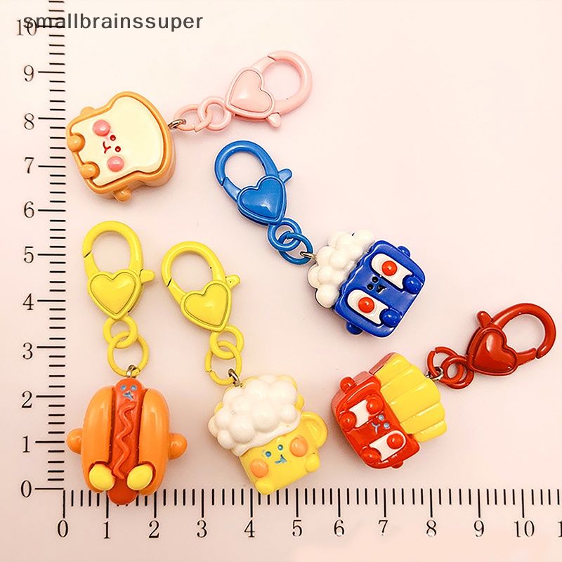 Móc Khóa Hình Đồ Ăn Chiên / Hamburger Ngộ Nghĩnh Dễ Thương