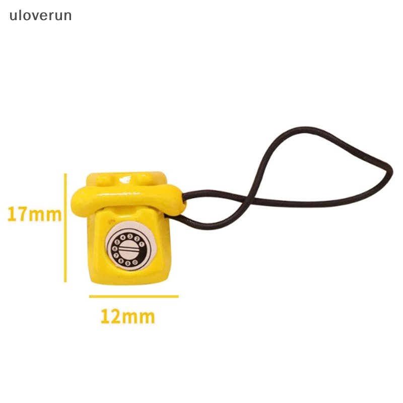 Điện Thoại Bàn Đồ Chơi Mini Phong Cách Retro Cho Nhà Búp Bê