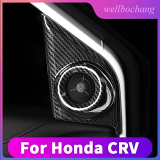 Dành Cho Xe Honda crv CR-V 2017 2018 2019 Cửa Trước Chữ A tweeter Loa Khung Trang Trí Sửa Đổi crv Khung Âm Thanh Bao Da modi