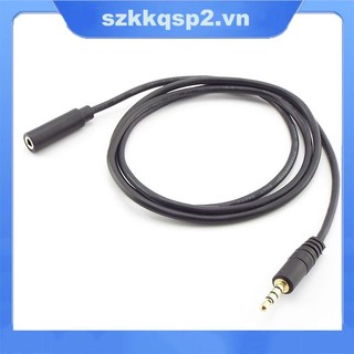 Cáp nối dài âm thanh nổi 1 / 2 / 3M 3.5mm 4 cực Âm thanh Nam sang Nữ Jack cắm Dây tai nghe Tai nghe ô tô Loa âm thanh VNK2