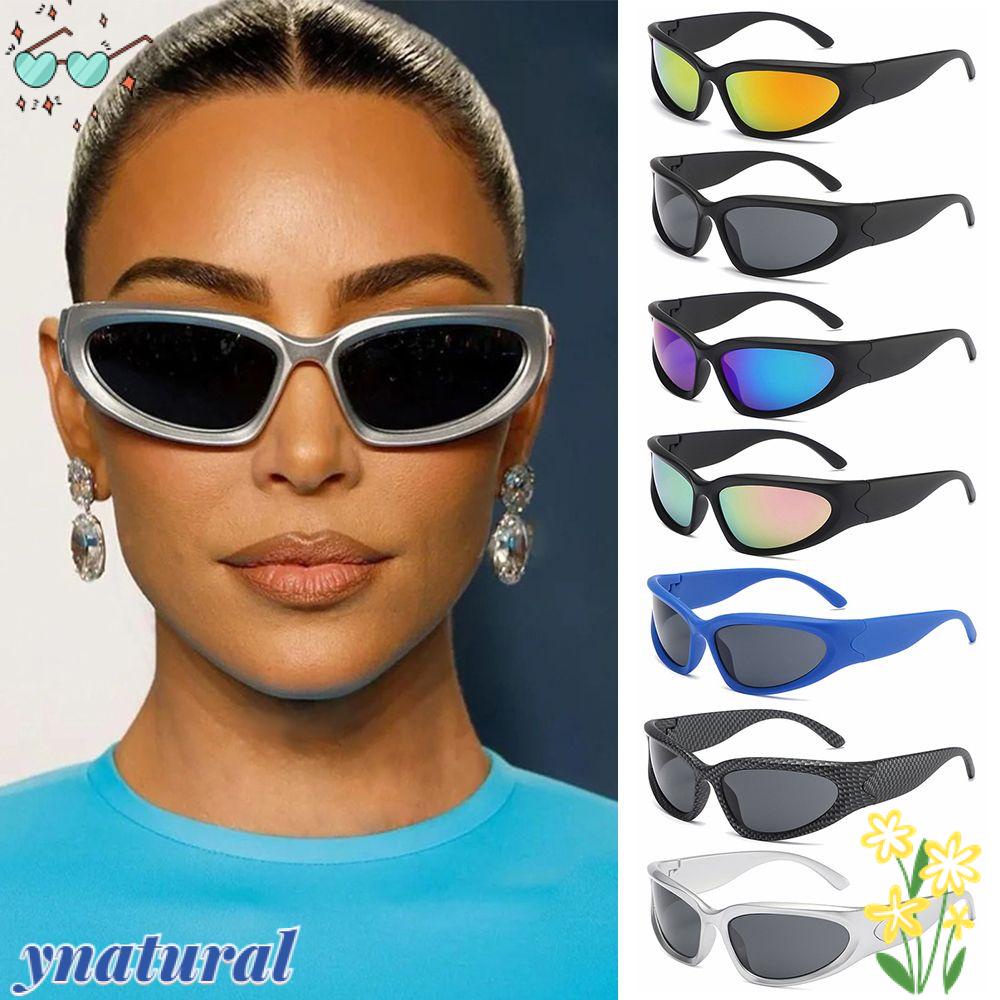 YNATURAL Kính Mát Phân Cực Phong Cách Steampunk Cổ Điển