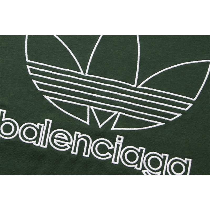 Áo Thun BA33 Tay Ngắn Thêu Cỏ Ba Lá Phong Cách Unisex Hợp Thời Trang