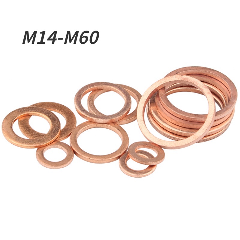Vòng Đệm Phẳng Bằng Đồng Cỡ Lớn M20 / m24 / m27 / m30 ~ m60