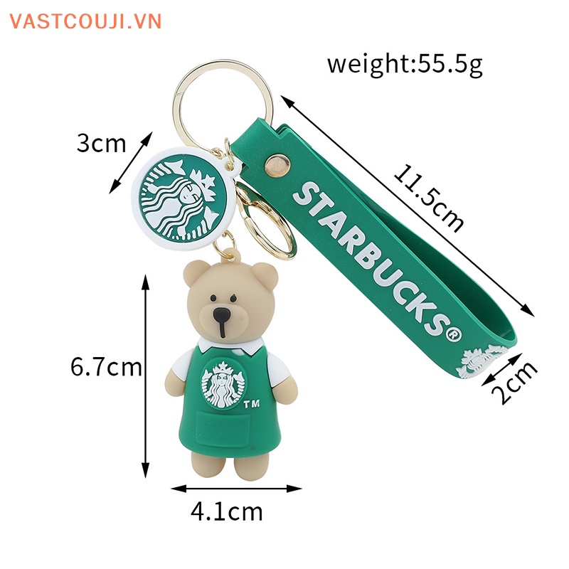 Móc Khóa Hình Gấu Bông VASTJI Dễ Thương