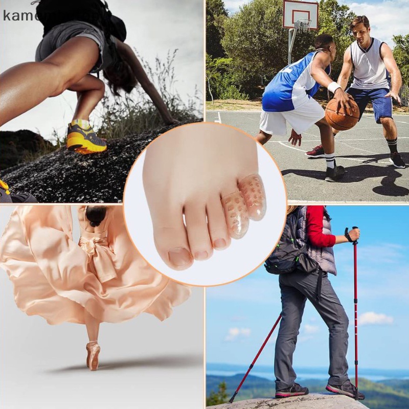 Set 10 Miếng Silicone Bảo Vệ Ngón Chân Chống Ma Sát Thoáng Khí