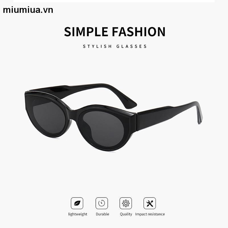 Miumiua🕶Mắt kính mát gọng chữ nhật thời trang hè dành cho nam nữ đi du lịch mã