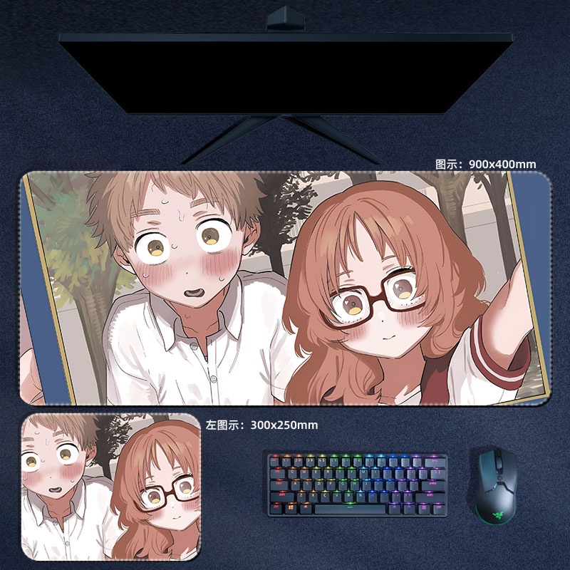 Miếng Lót Chuột Máy Tính Hình Cô Gái Anime Mie Ai Komura Kaede