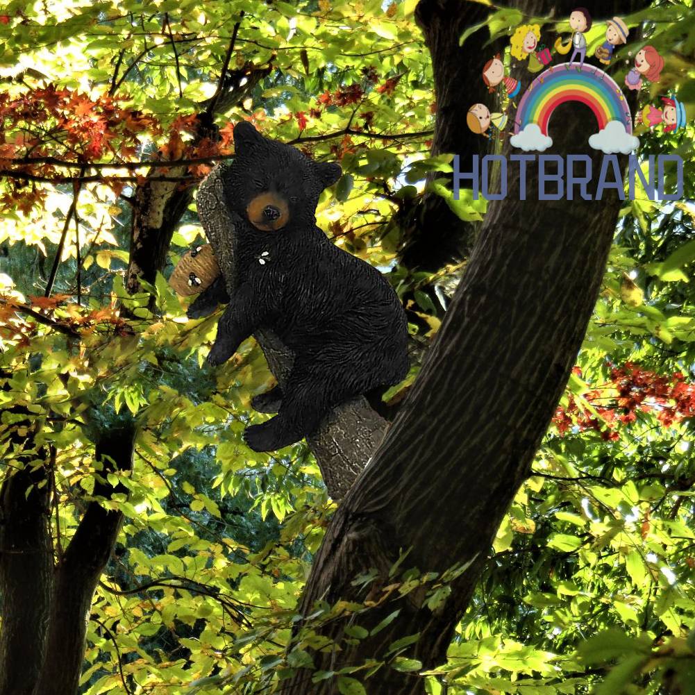 Mô Hình Gấu Sáng Tạo Treo Trang Trí Sân Vườn