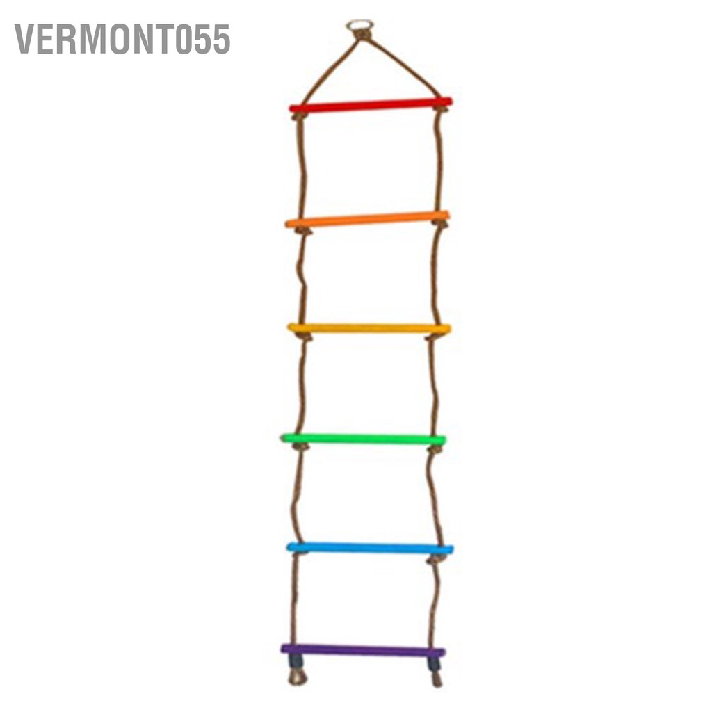 Vermont055 Trẻ Em Leo Dây Thang Lực Kéo Mạnh Nhiều Lớp Dệt Mềm Màu Sắc Nhà Núi Huấn Luyện Phụ Kiện Cho Gia Đình