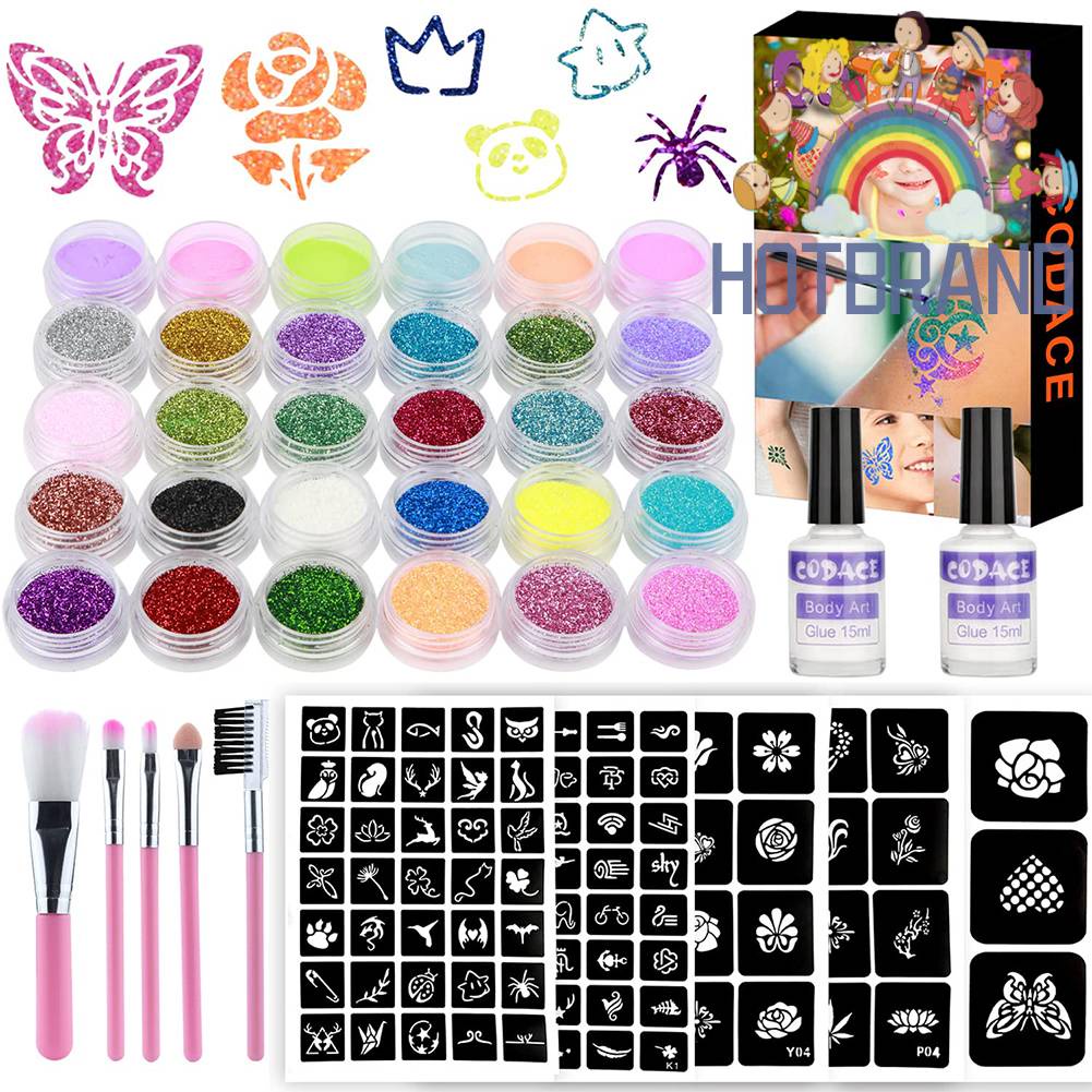 Bộ 30 Cọ Trang Điểm Màu Sắc Lấp Lánh