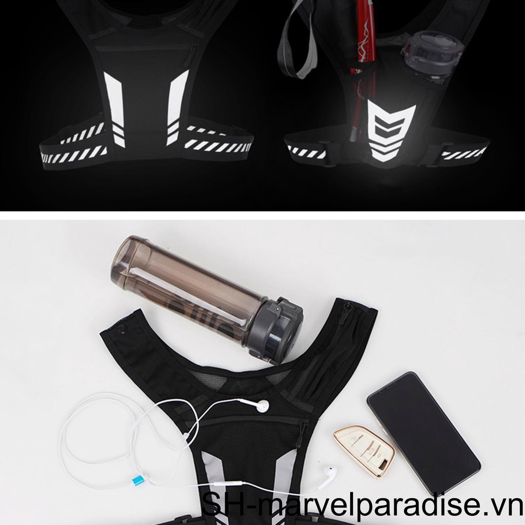 Áo Khoác Phản Quang Chạy Bộ Có Túi Đựng Điện Thoại Trọng Lượng Nhẹ Cho Nam