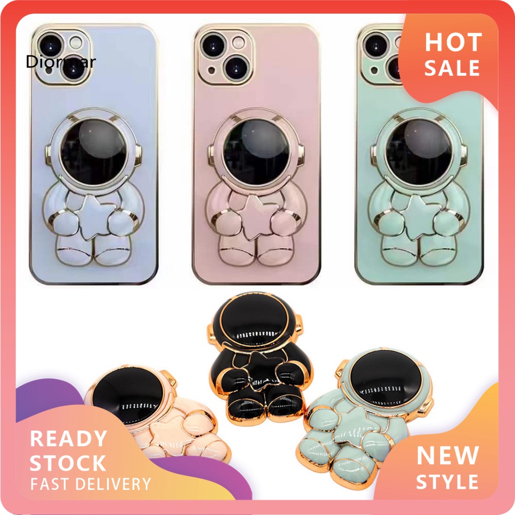 Giá Đỡ Điện Thoại Hình Phi Hành Gia Hoạt Hình 3D Tự Dính Chống Trượt Tiết Kiệm Không Gian Đa Năng