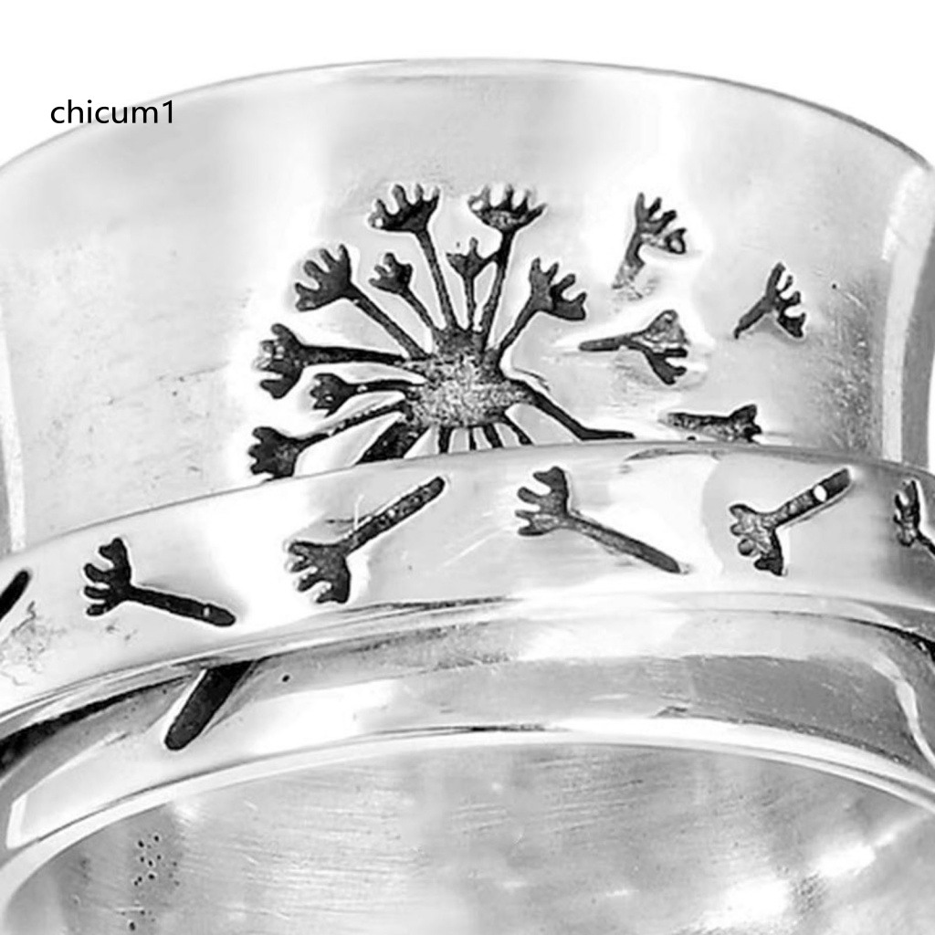 Nhẫn Hình Hoa Bồ Công Anh Thời Trang Vintage Dành Cho Nữ