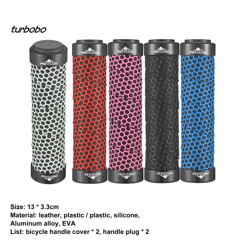 1 Cặp Vỏ Bọc Tay Lái Xe Đạp Leo Núi Thiết Kế Khóa Đôi Chống Mài Mòn