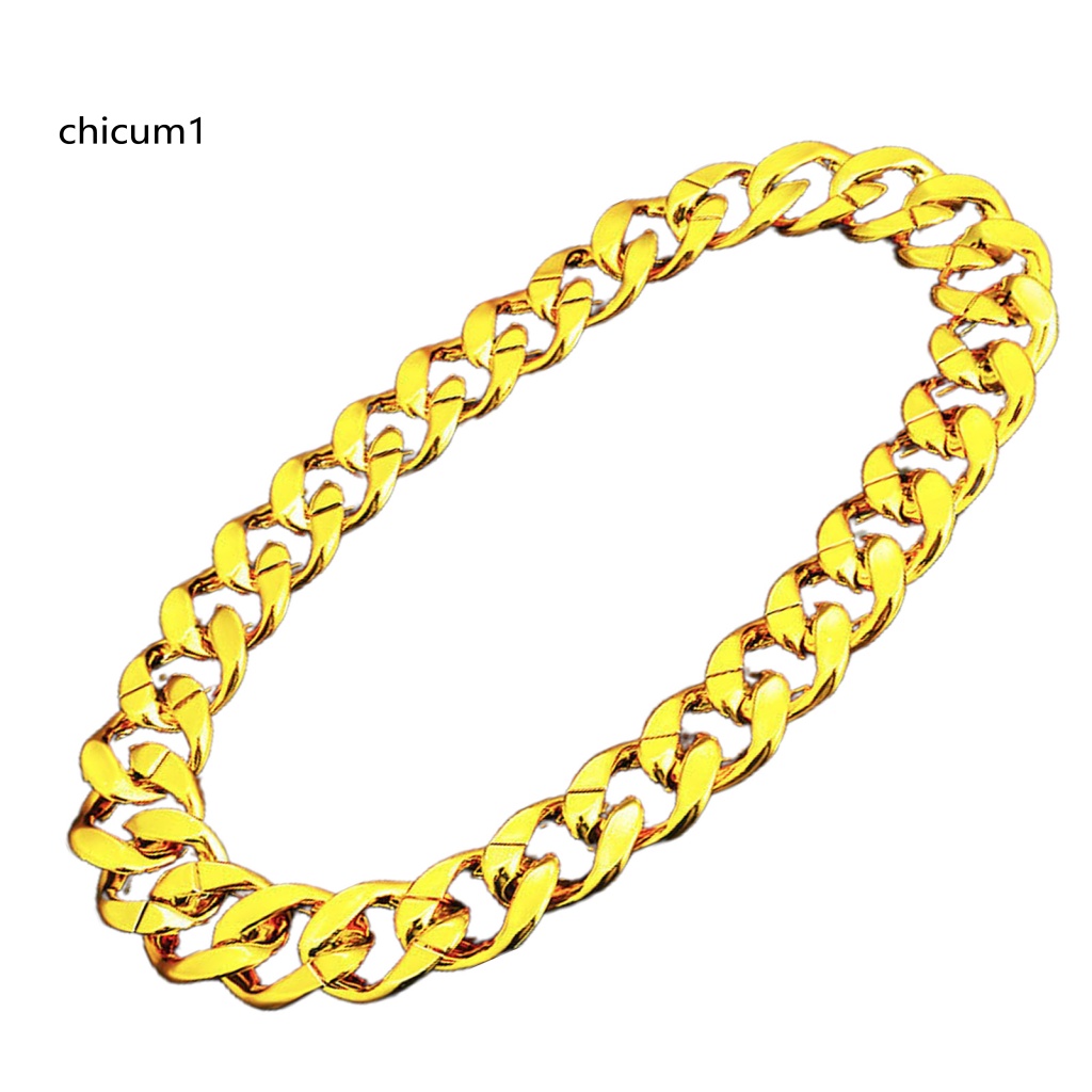 Vòng cổ Hip Hop Mặt Hình Học Lớn Bằng Resin Cho Nam