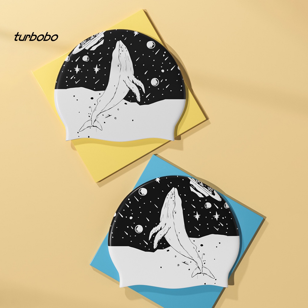 Mũ Bơi Silicone Dày Dặn Co Giãn Tốt Chống Thấm Nước Thoải Mái Dành Cho Người Bị Tóc Ngắn / Dài Trung Bình