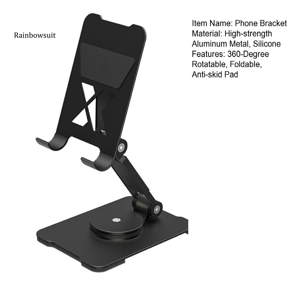 Giá Đỡ Điện Thoại / Máy Tính Bảng Hai Trục Chống Trượt Xoay 360 Độ Tùy Chỉnh Tiện Dụng