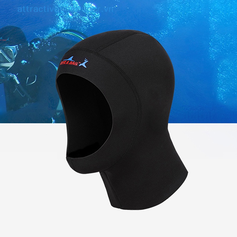 Mũ Lặn Bảo Vệ Cổ Và Vai Bằng Cao Su Tổng Hợp Dày 1mm Hàng Mới