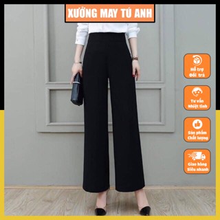 QUẦN SUÔNG KHOÁ SƯỜN CẠP CAO 💕