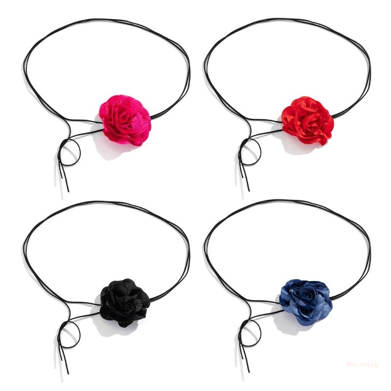 Thắt Lưng Dây Xích Y2K Phối Hoa To Quyến Rũ Cho Nữ