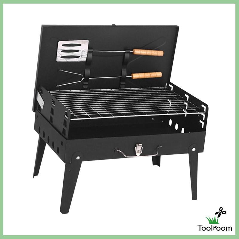 Giá Đỡ Nướng BBQ Để Bàn Có Thể Gấp Gọn Tiện Dụng Mang Theo Du Lịch Cắm Trại