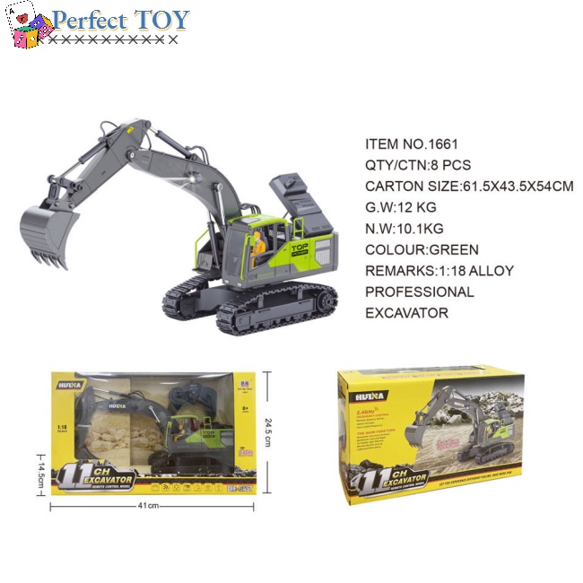 Xe Cần Cẩu Huina 1661 Điều Khiển Từ Xa 1: 18