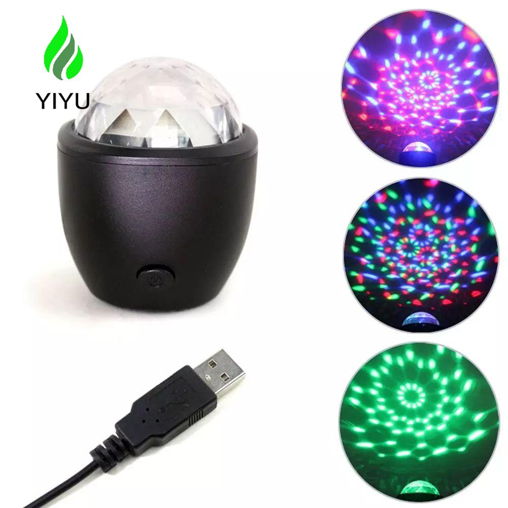 YIYU Đèn LED Sân Khấu Disco Sạc USB