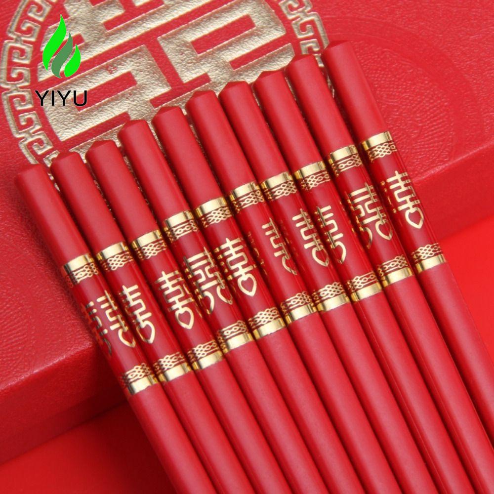 YIYU Bộ 10 Đôi Đũa Chất Lượng Cao Siêu Bền Tiện Dụng Cho Nhà Bếp