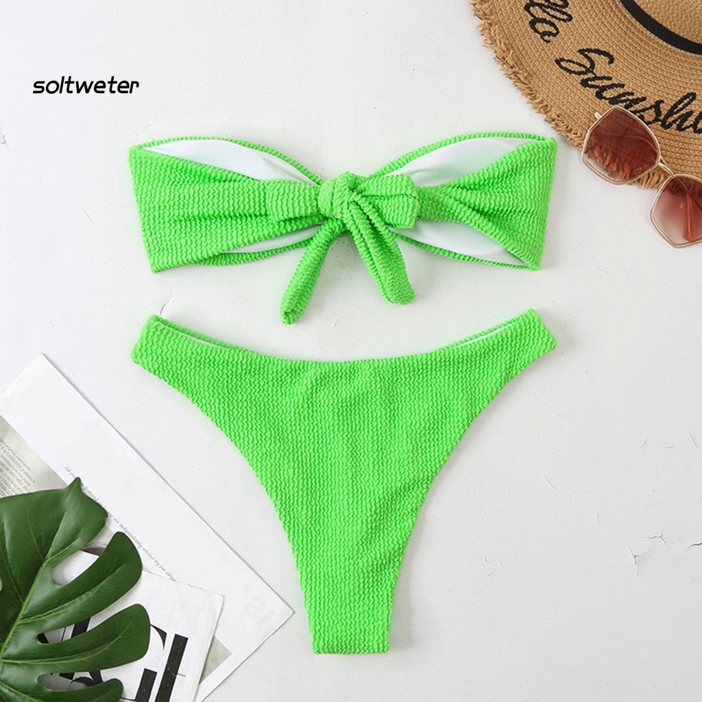 Bộ Đồ Bơi Hai Mảnh Thiết Kế Hai Mảnh Bằng Polyester Quyến Rũ