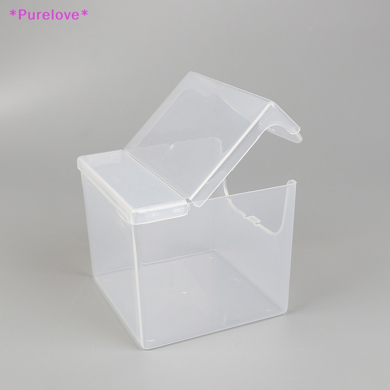 Hộp Đựng Bưu Thiếp Nắp Lật Trong Suốt Để Bàn Cỡ Lớn Tiện Dụng Mới