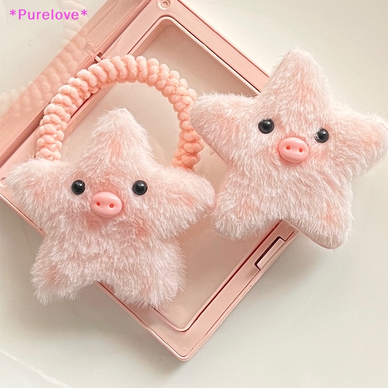 Kẹp Tóc Hình Ngôi Sao Phối Lông Xù Đáng Yêu Cho Bé Gái Mới