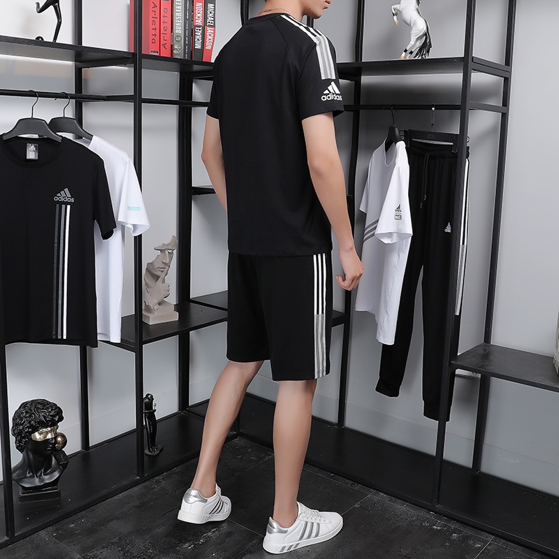 Bộ Quần Áo Thể Thao Adidas 100% Chính Hãng Thoáng Khí Mau Khô Cho Nam