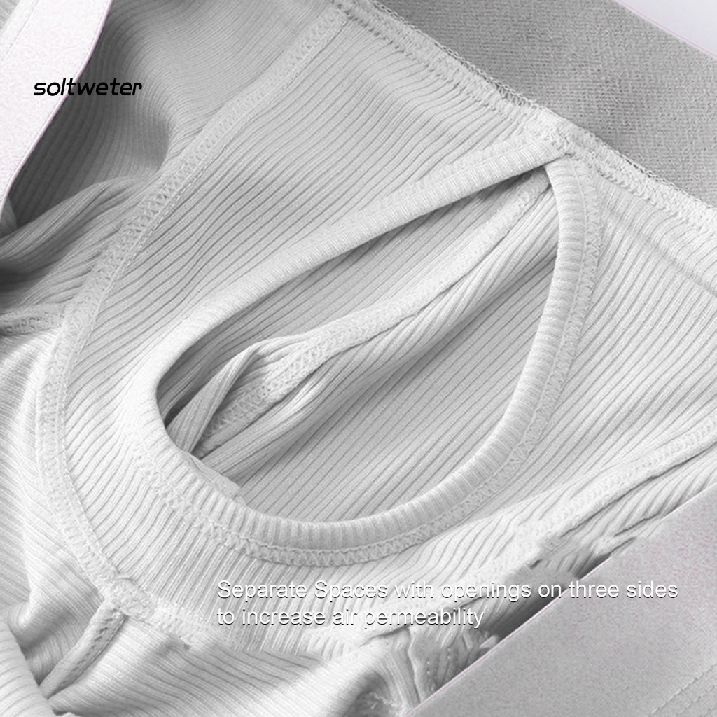 Quần Lót Boxer Chữ U Hở Eo Co Giãn Màu Sắc Trơn Quyến Rũ Cho Nam