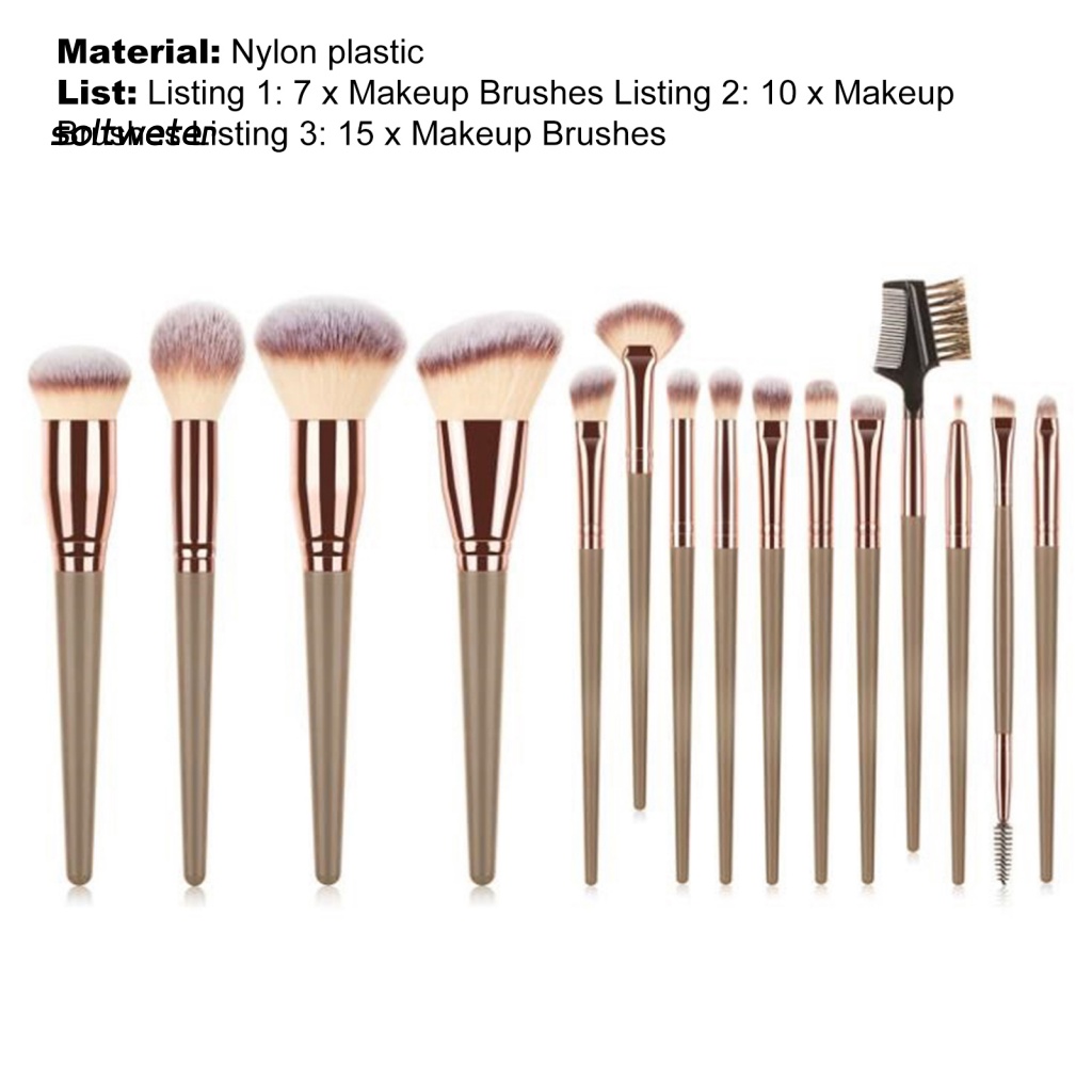 Set 7 / 10 / 15 Cọ Trang Điểm Đa Năng Hiệu Quả Cao