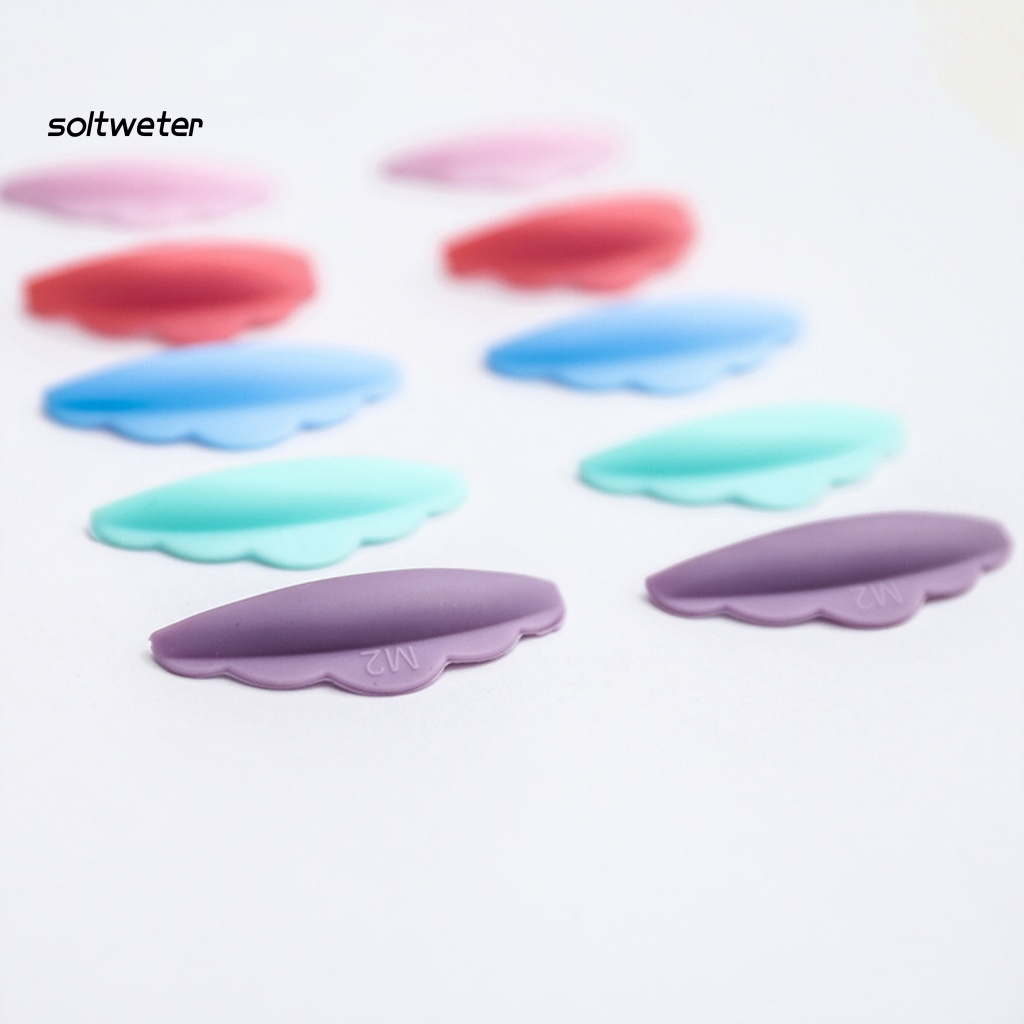 Bộ 5 Cặp Đệm Nối Mi Bằng Silicone Độ Đàn Hồi Cao Không Gây Kích Ứng Cho Salon Làm Đẹp