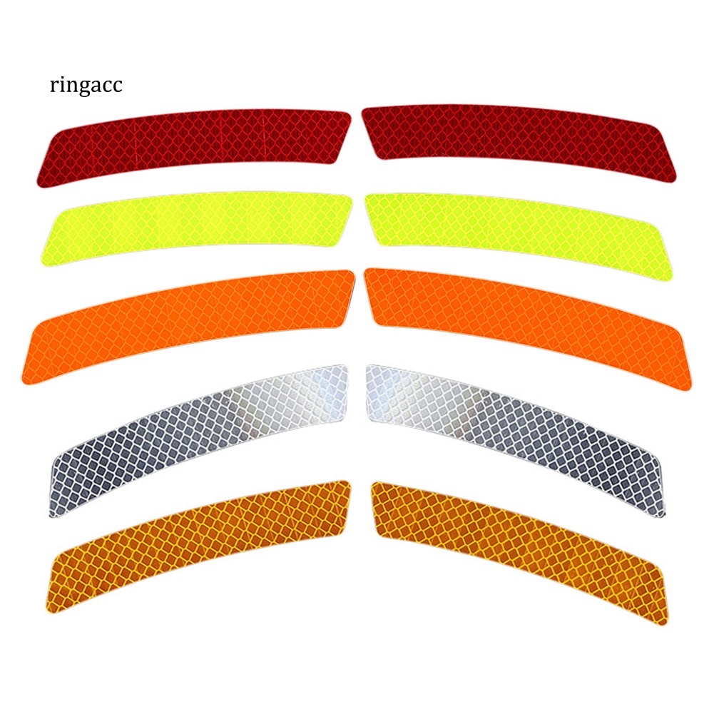 1 Cặp Miếng Dán Phản Quang Cảnh Báo Chống Va Chạm Cho Cửa Xe Hơi