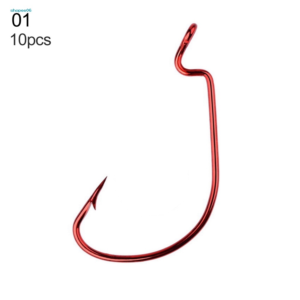 Set 10 Lưỡi Câu Cá Mini Bằng Thép Carbon Chống Ăn Mòn
