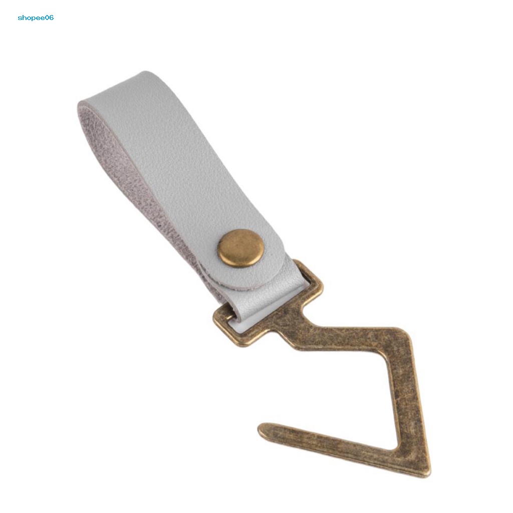 Móc Khóa Giả Da Hình Chữ S Chịu Lực Cao Tháo Gỡ Nhanh Chống Thất Lạc