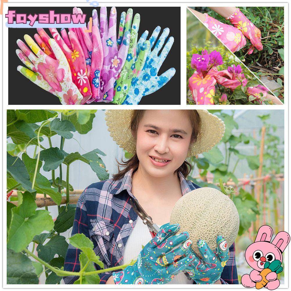 FAY 1 Đôi Găng Tay Làm Vườn Tiện Lợi