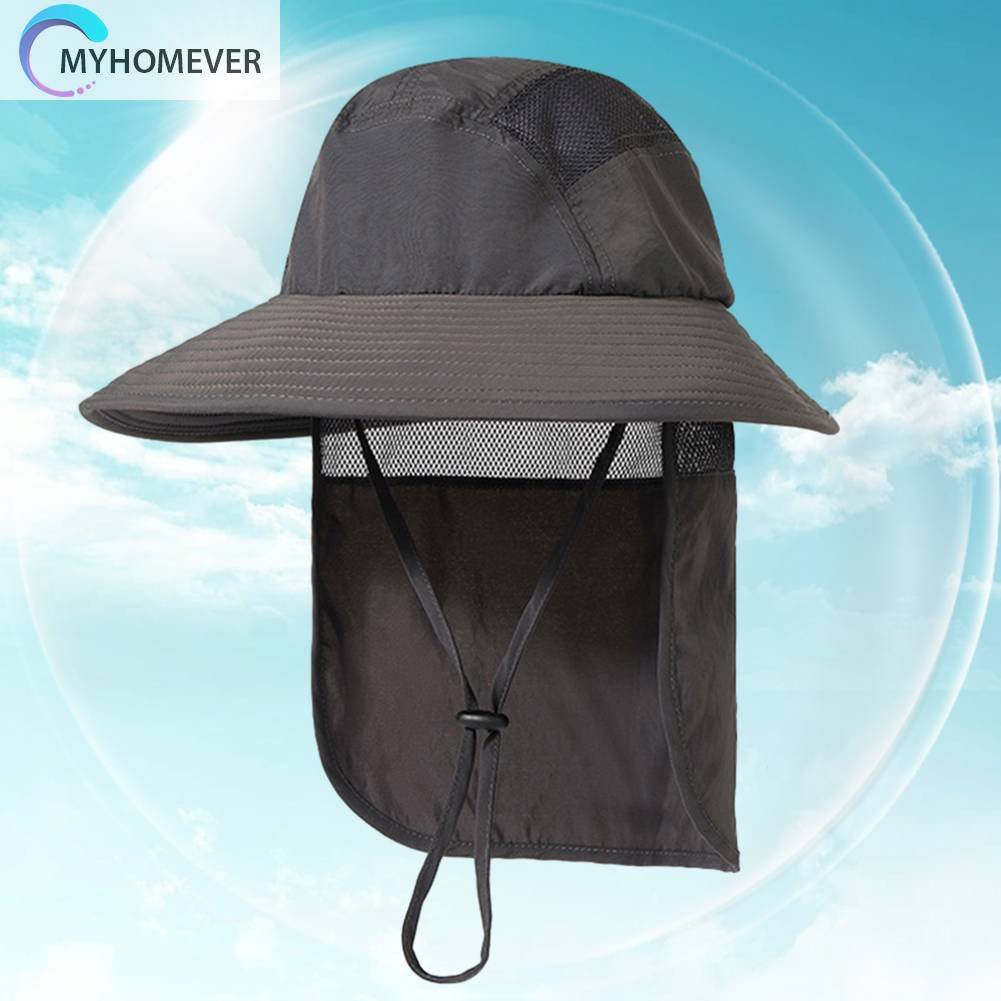Mũ Boonie Thoáng Khí Chống Nắng Có Màn Che Dùng Khi Chạy Bộ Leo Núi Sự Bảo